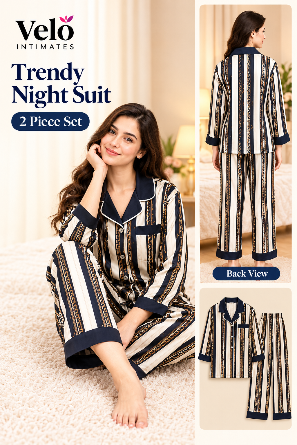 Night Suit Silky Stuff 2 Piece A9