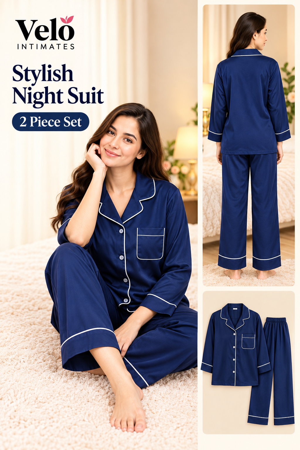 Night Suit Silky Stuff 2 Piece A8