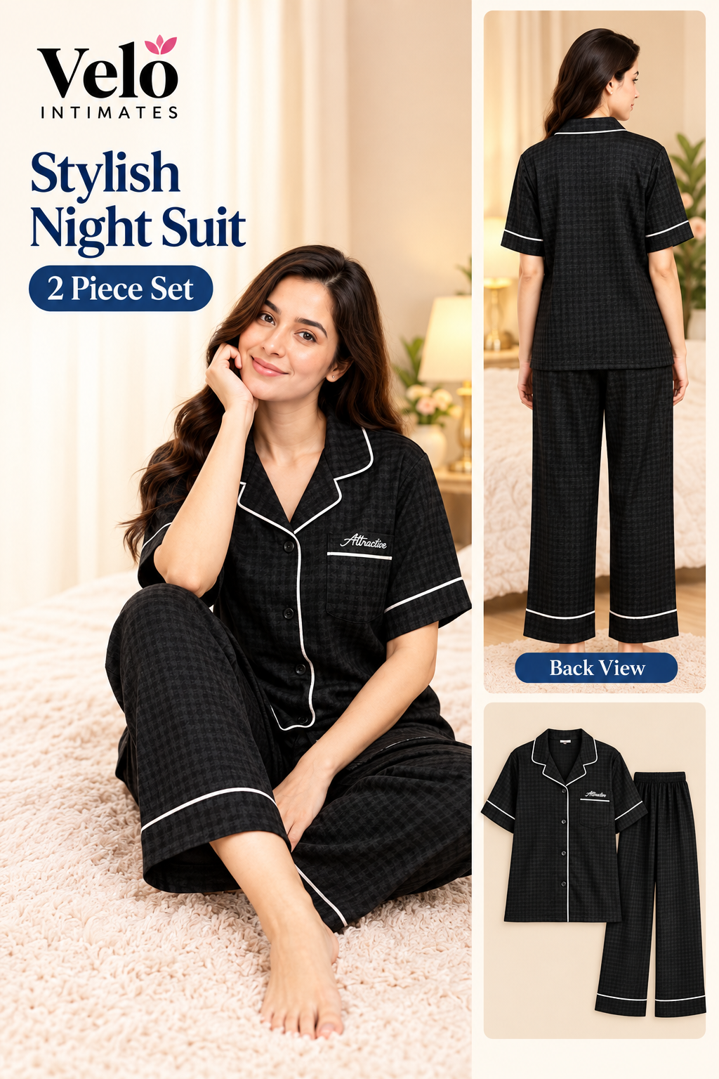 Night Suit Silky Stuff 2 Piece A6